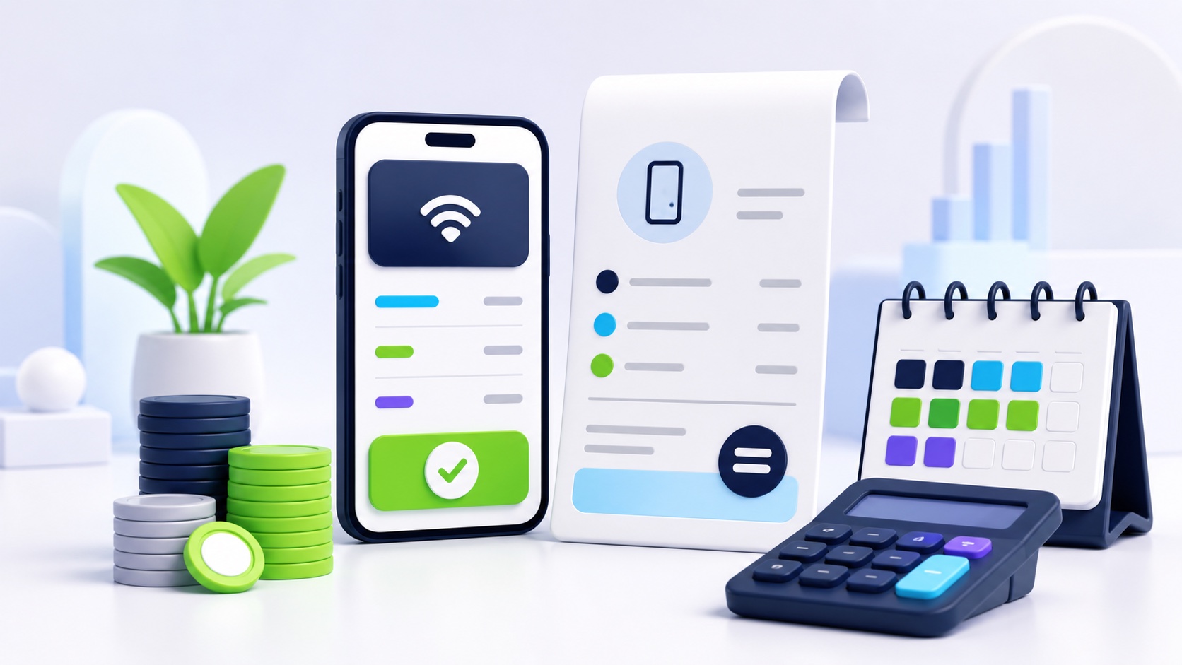 Illustration: Handy mit Vertrag: So berechnest du die echten Gesamtkosten